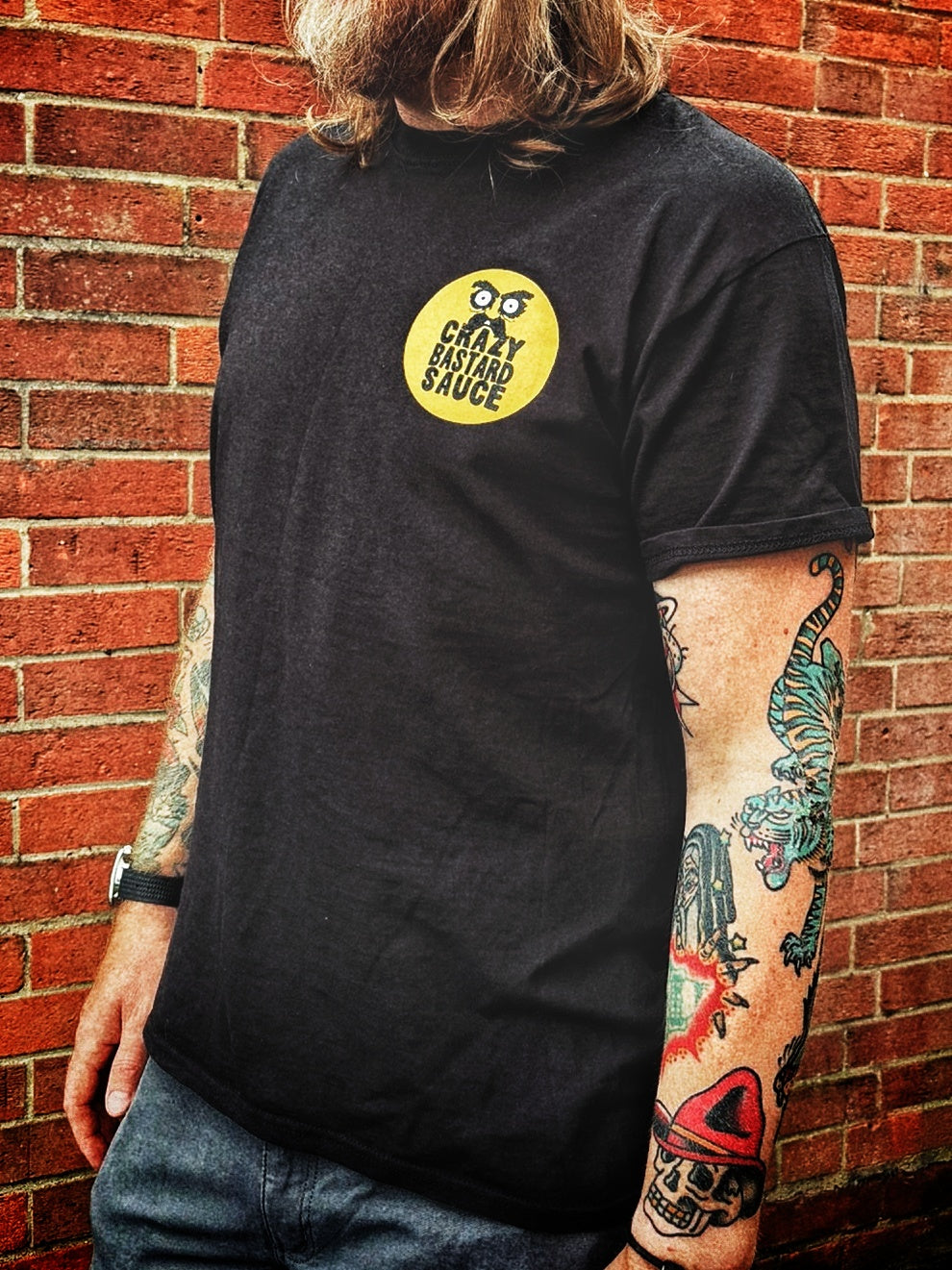 Crazy Bastard Crew T-Shirt