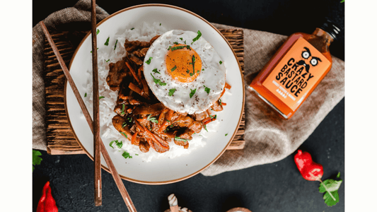 Crazy Ghost Pepper & Mango Korean-inspired Pork Stir Fry