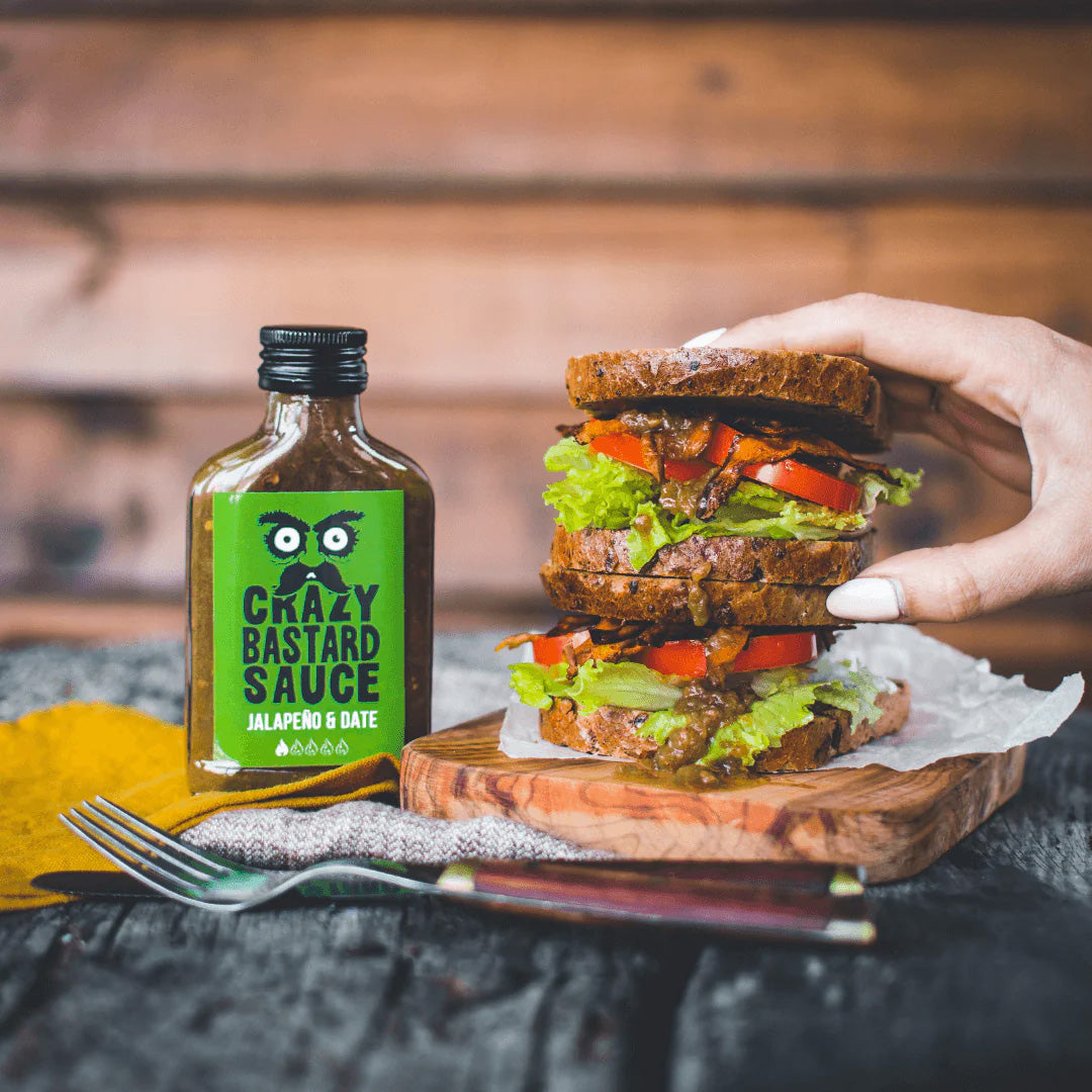 Sweet and spicy jalapeño and date chilli sauce, handcrafted in the UK, perfect for Cheese Toastie  and dips.